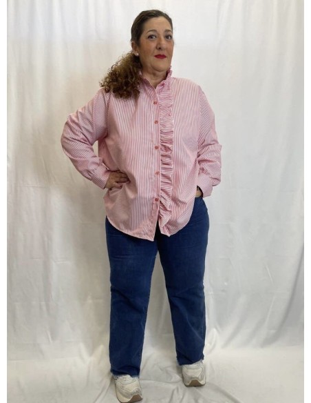 CAMISA CON VOLANTES