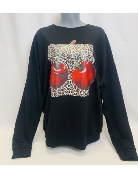 SUDADERA CEREZA